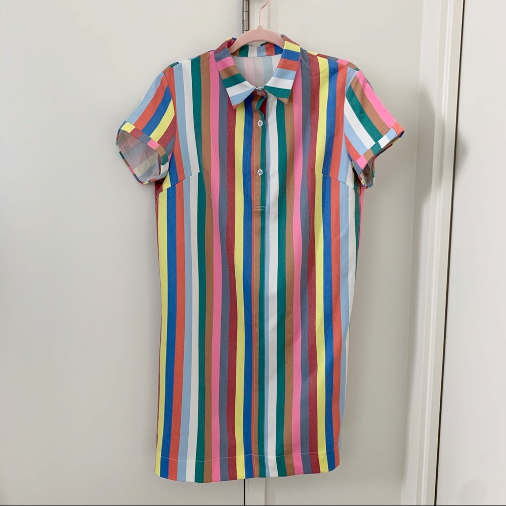 Multicolor vintage dress size L in EUC - Picture 4 of 5